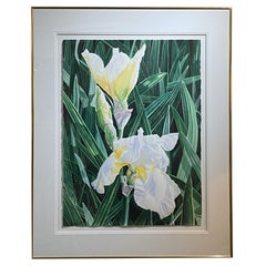 White Iris by Helen Burkett