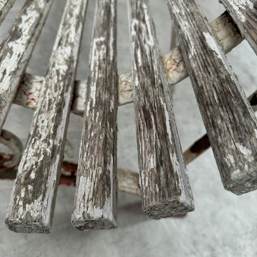 Banc en fer blanc 3
