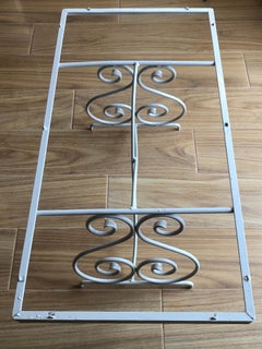 White Iron Coffee Table Base
