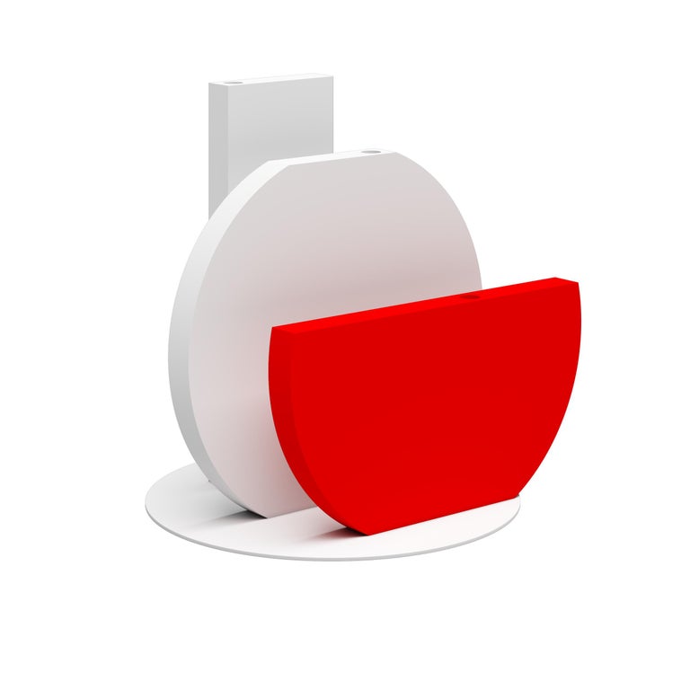 White Iron Vase For Sale at 1stDibs