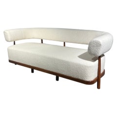White Italian sofa