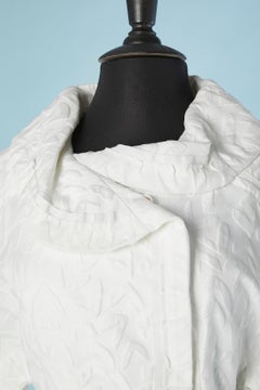 White jacquard cotton coat and skirt ensemble Louis Vuitton by Marc Jacob