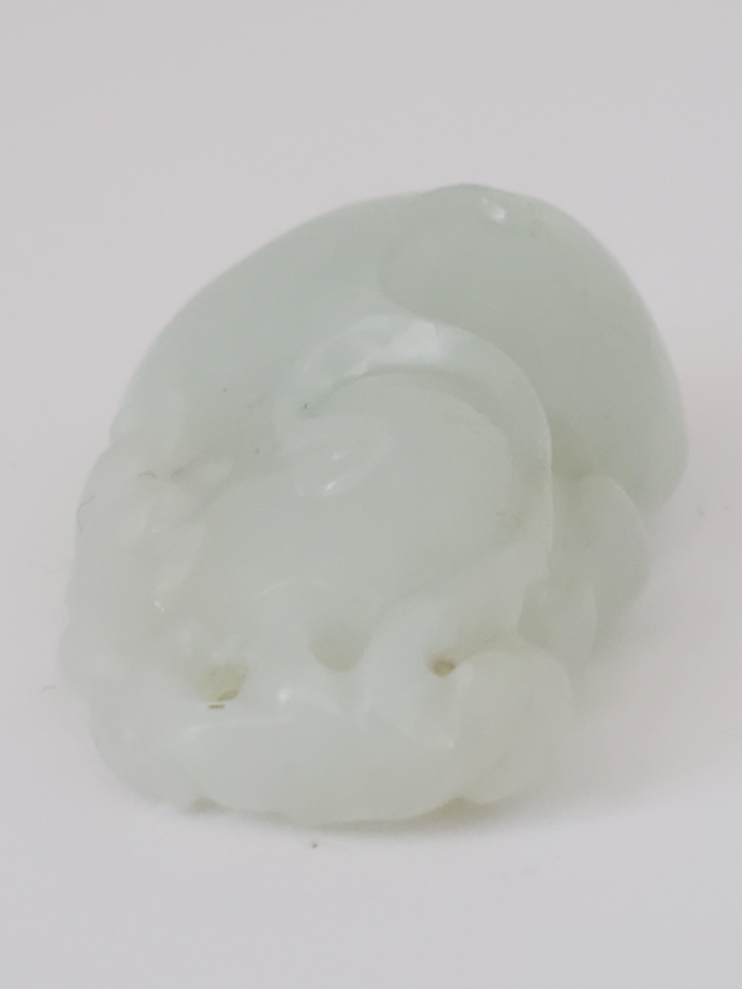 White Jade Double Gourd Pendant, Qing Dynasty For Sale 3