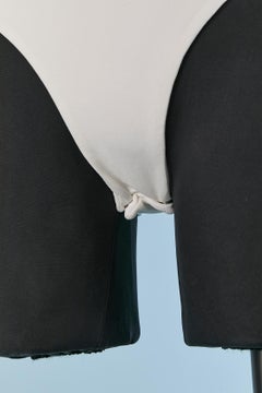 White jersey backless body-suit ALEXANDRE VAUTHIER