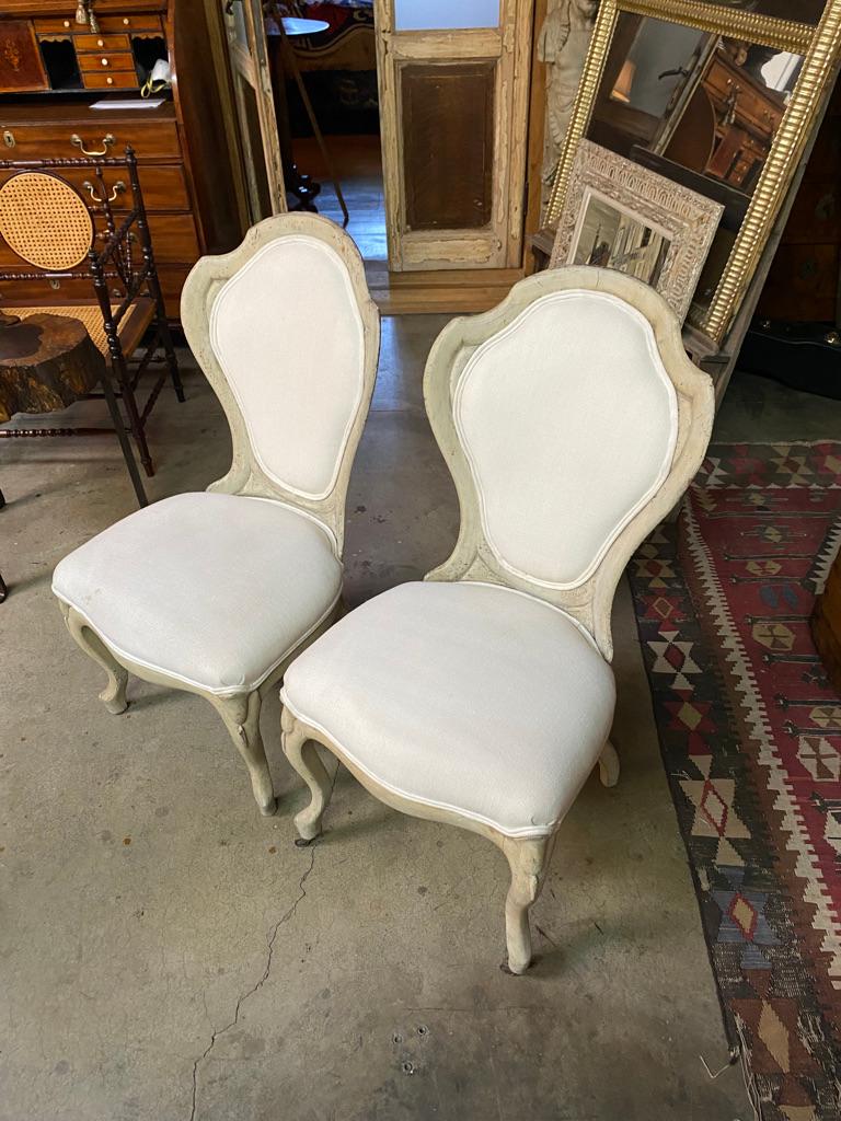 White John Henry Belter Chairs - Set of 2 For Sale 1
