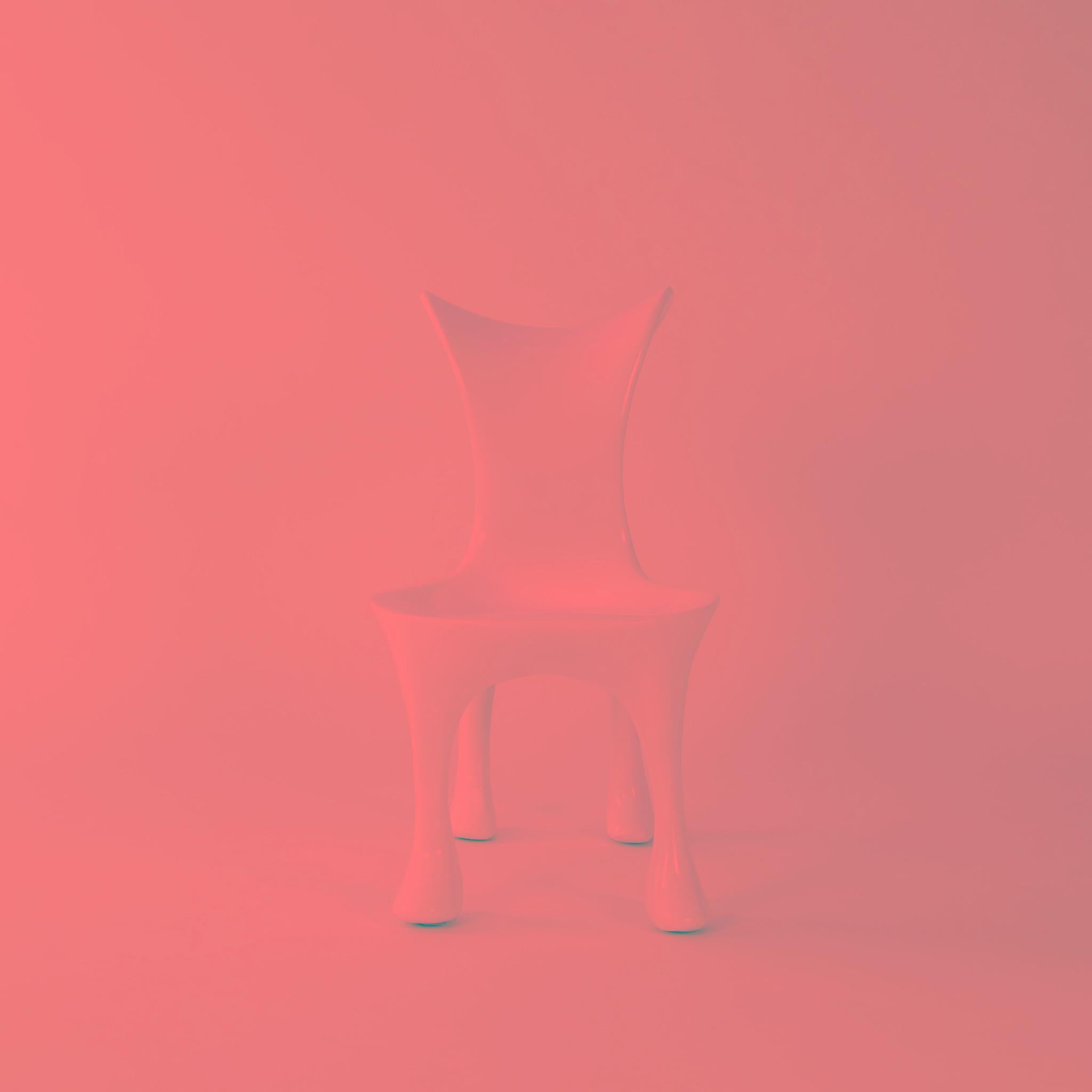 Organic Modern White Jordan Mozer Hoodie Chair For Sale