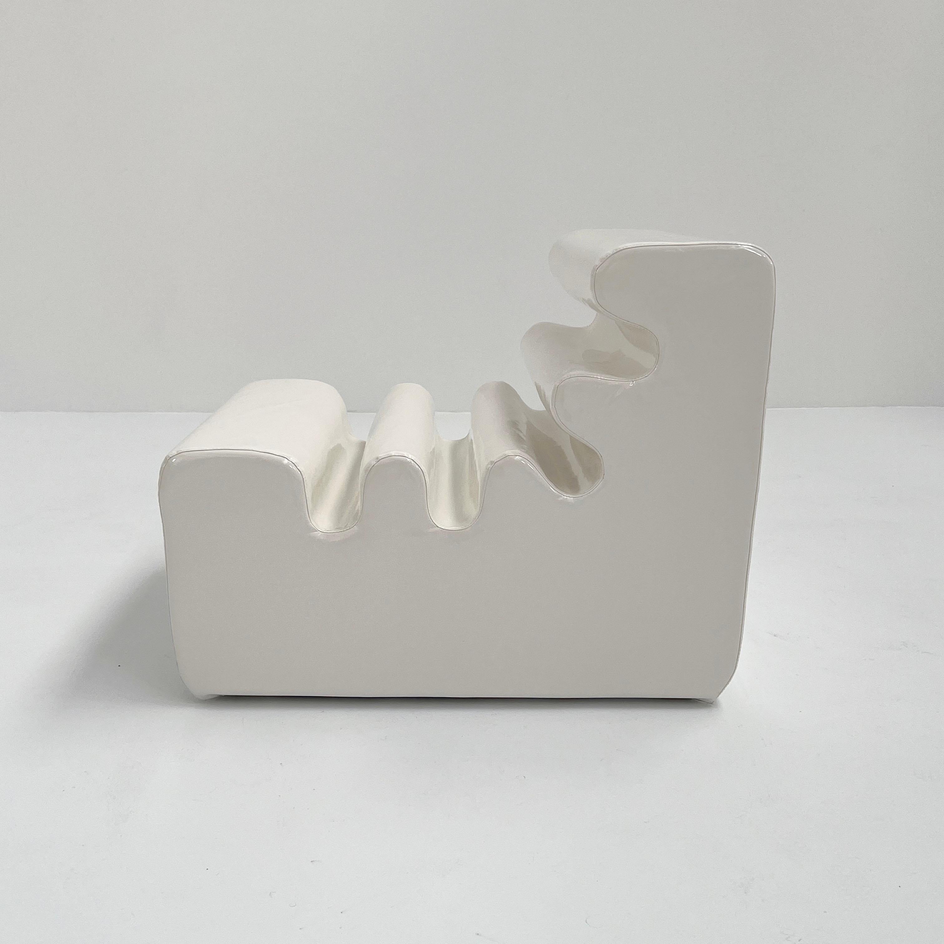 White Karelia Lounge Chair by Liisi Beckmann for Zanotta, 1960s 1