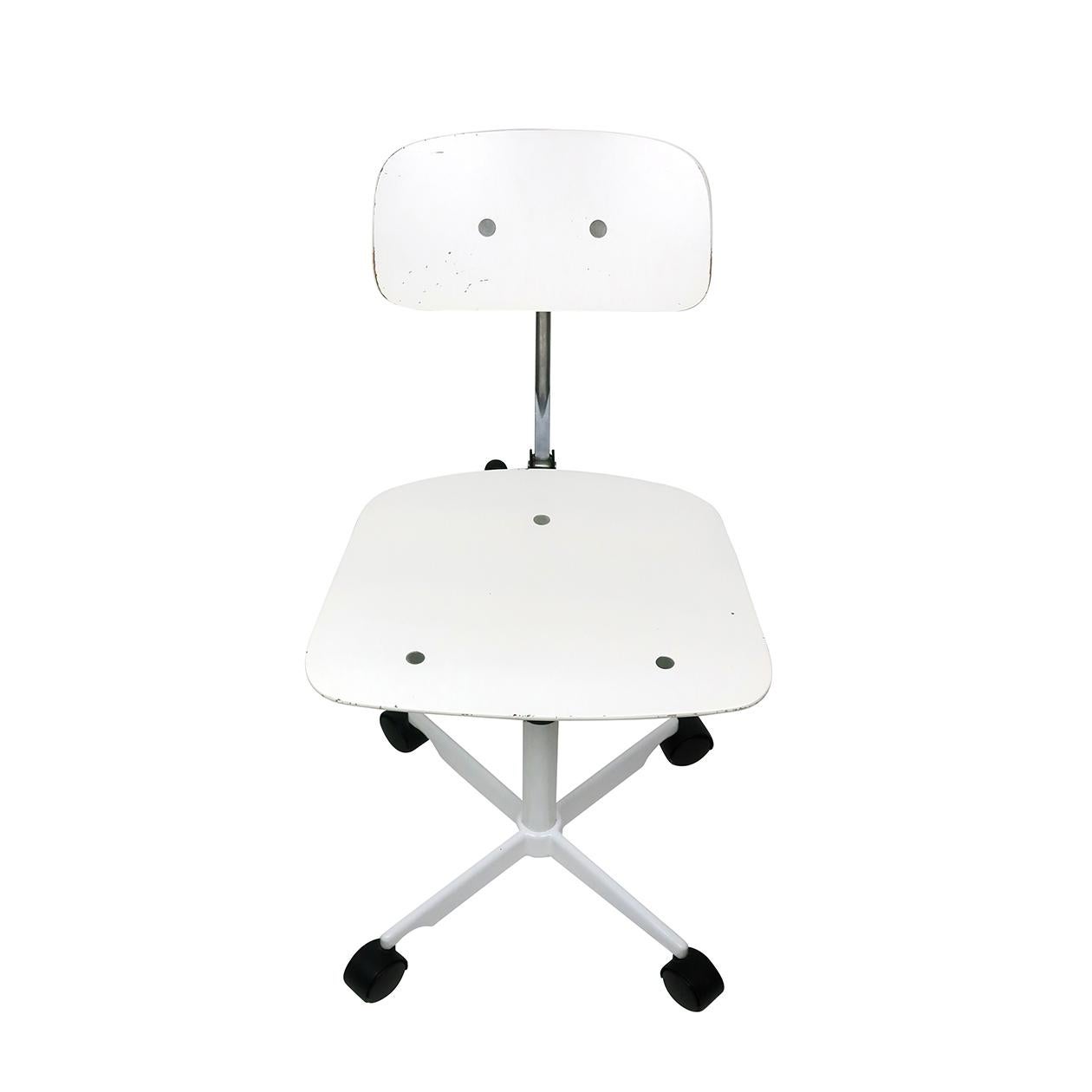 Danish White Kevi Desk Chair
