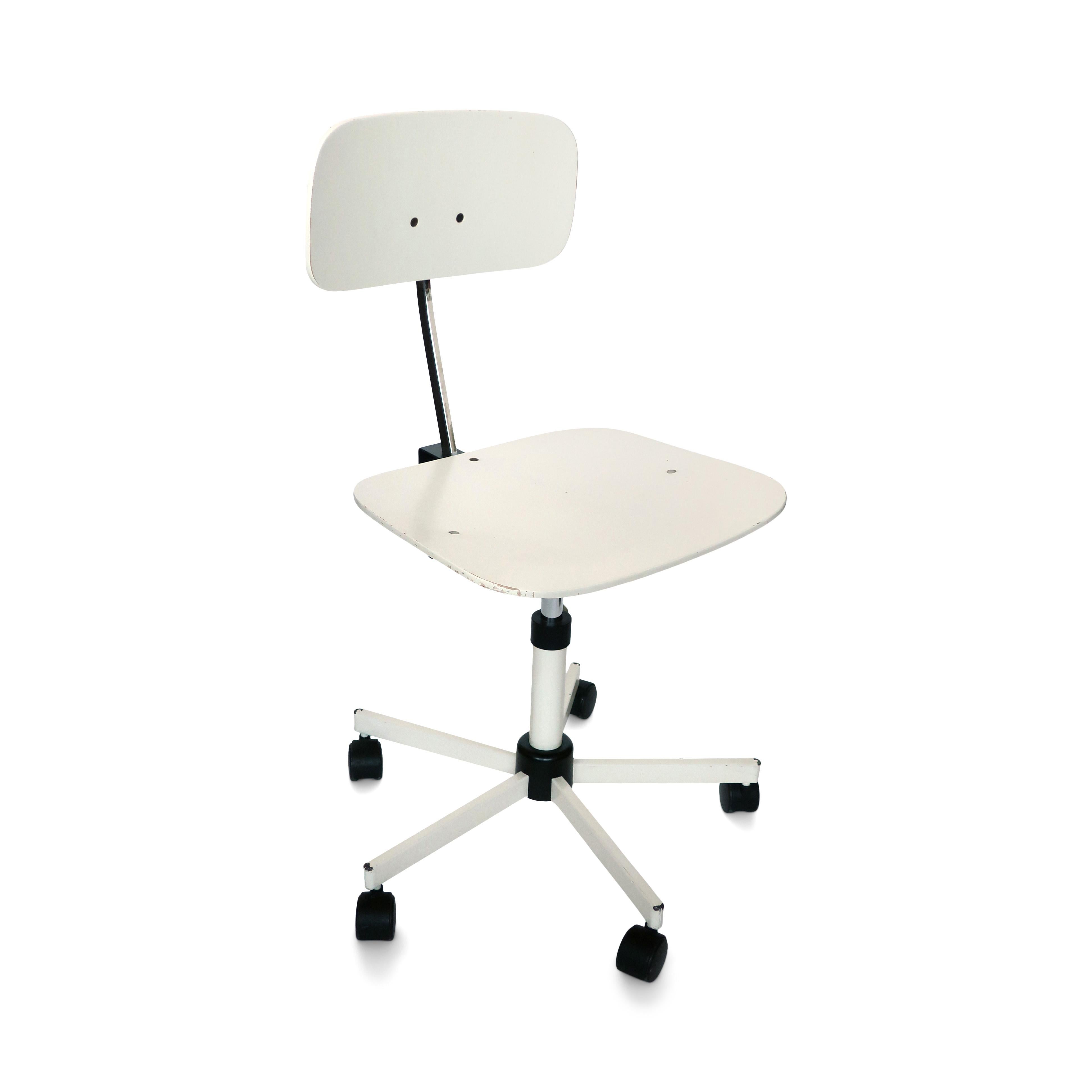 20th Century White Kevi Desk Chair