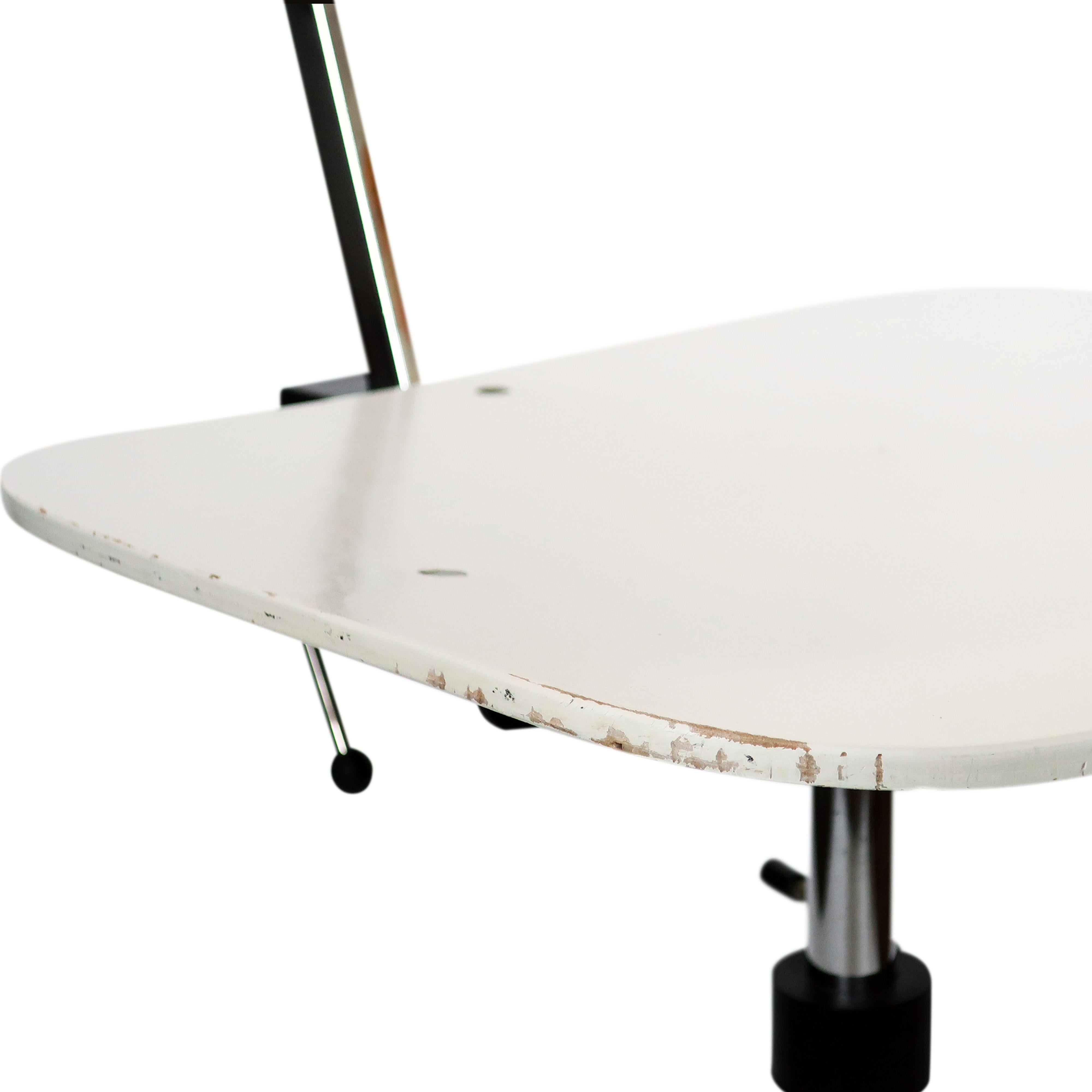 White Kevi Desk Chair 1