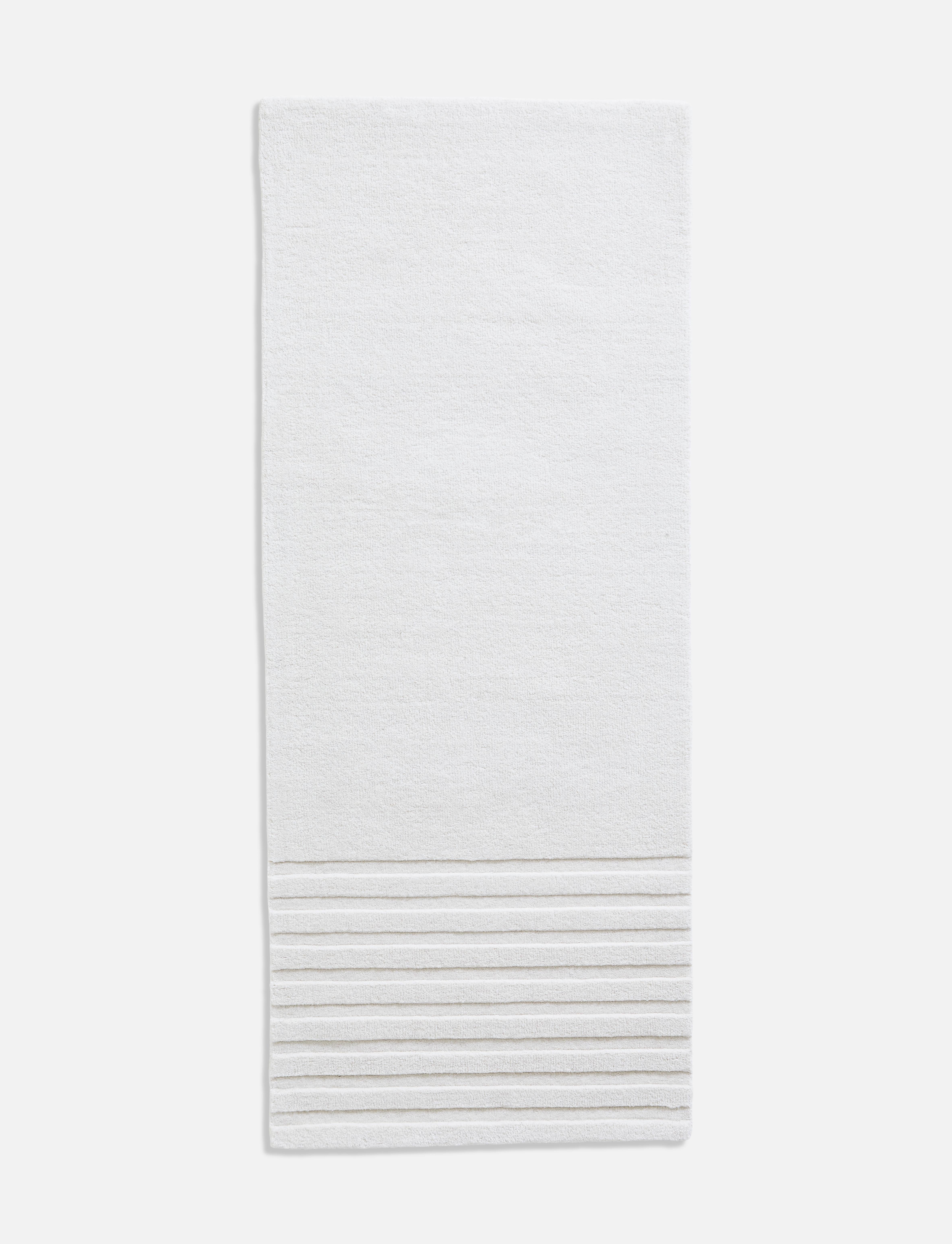Post-Modern White Kyoto Rug II by Ad Miller For Sale