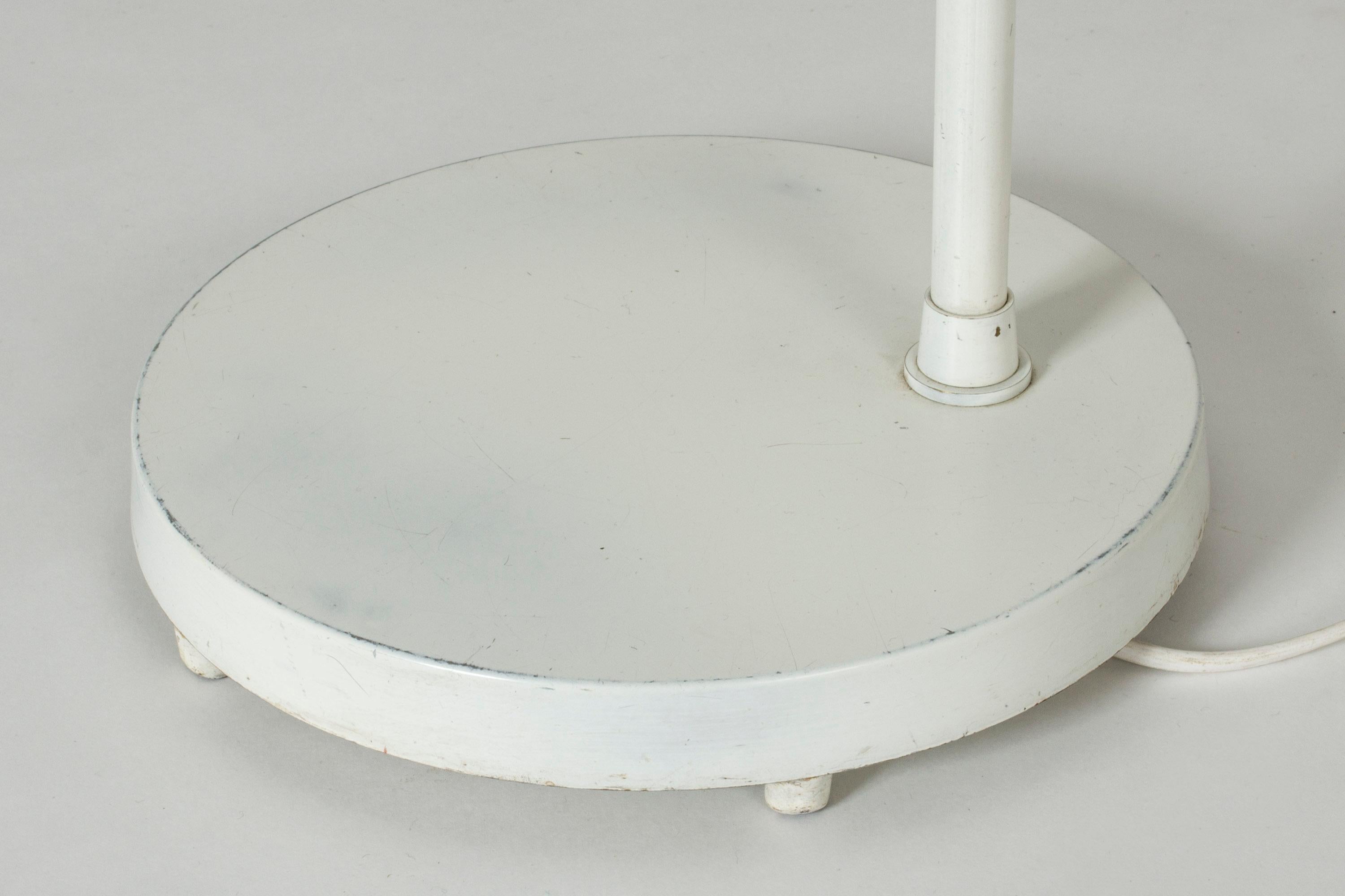 White Lacquer Floor Lamp by Bertil Brisborg For Sale 1