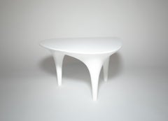 White Lacquered Biomorphic Table