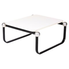 White Lacquered Coffee Table By Marc Held For Airborne, 1960s