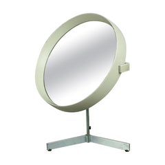 White Lacquered Scandinavian Table Mirror by U. & Ö. Kristiansson for Luxus