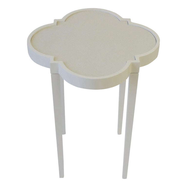 White Lacquer Side Or Drinks Table With Quatrefoil Design For At 1stdibs - White Quatrefoil Coffee Table White Lacquer Side Or Drinks Table With Quatrefoil Design For At 1stdibs - White Quatrefoil Coffee Table