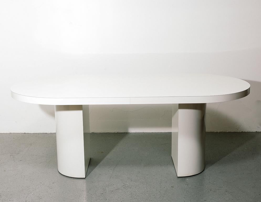 white laminate table