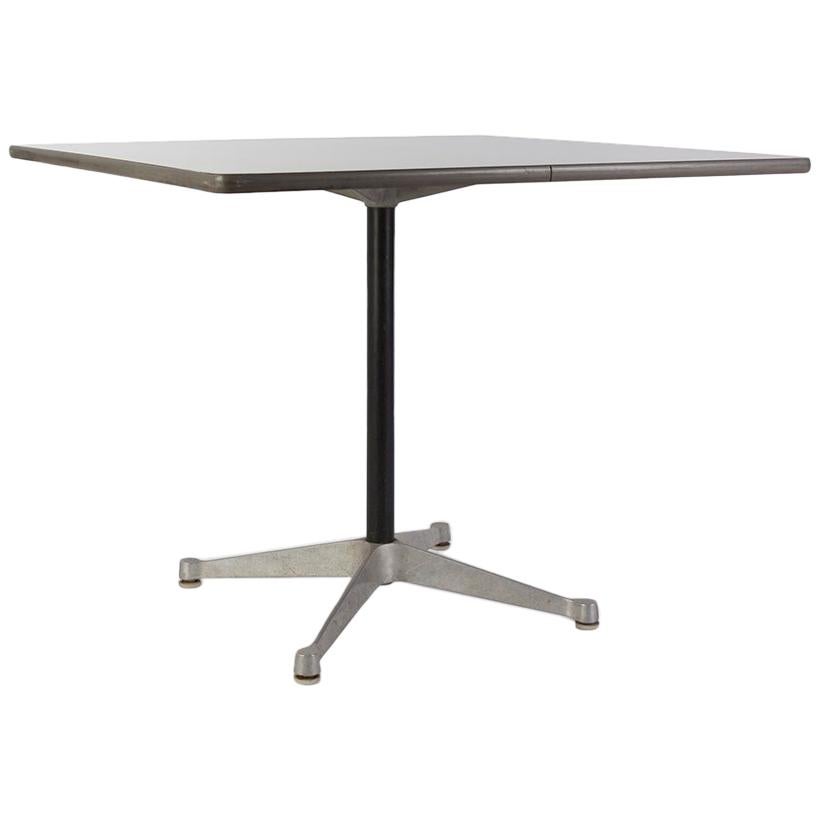 White Laminate Herman Miller Eames Square Contract Dining Table