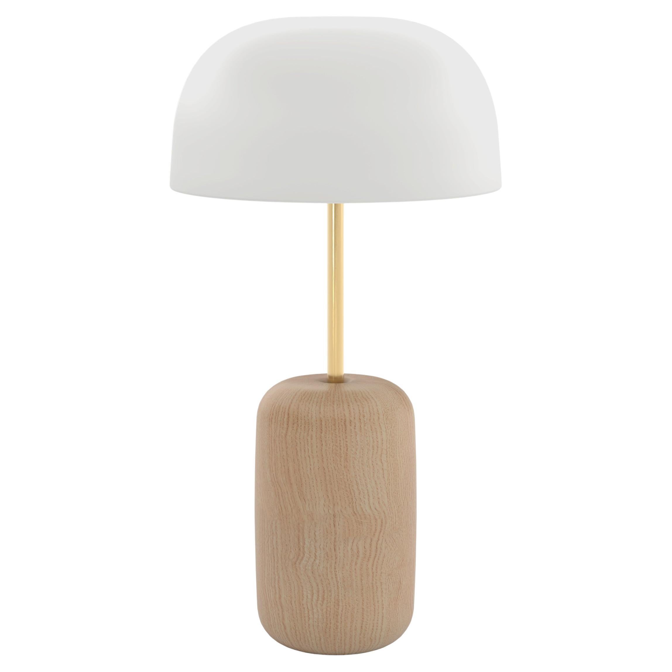 White Lampshade Nina Table Lamp by HARTO