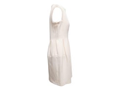 White Lanvin Sleeveless Mini Dress Size FR 40