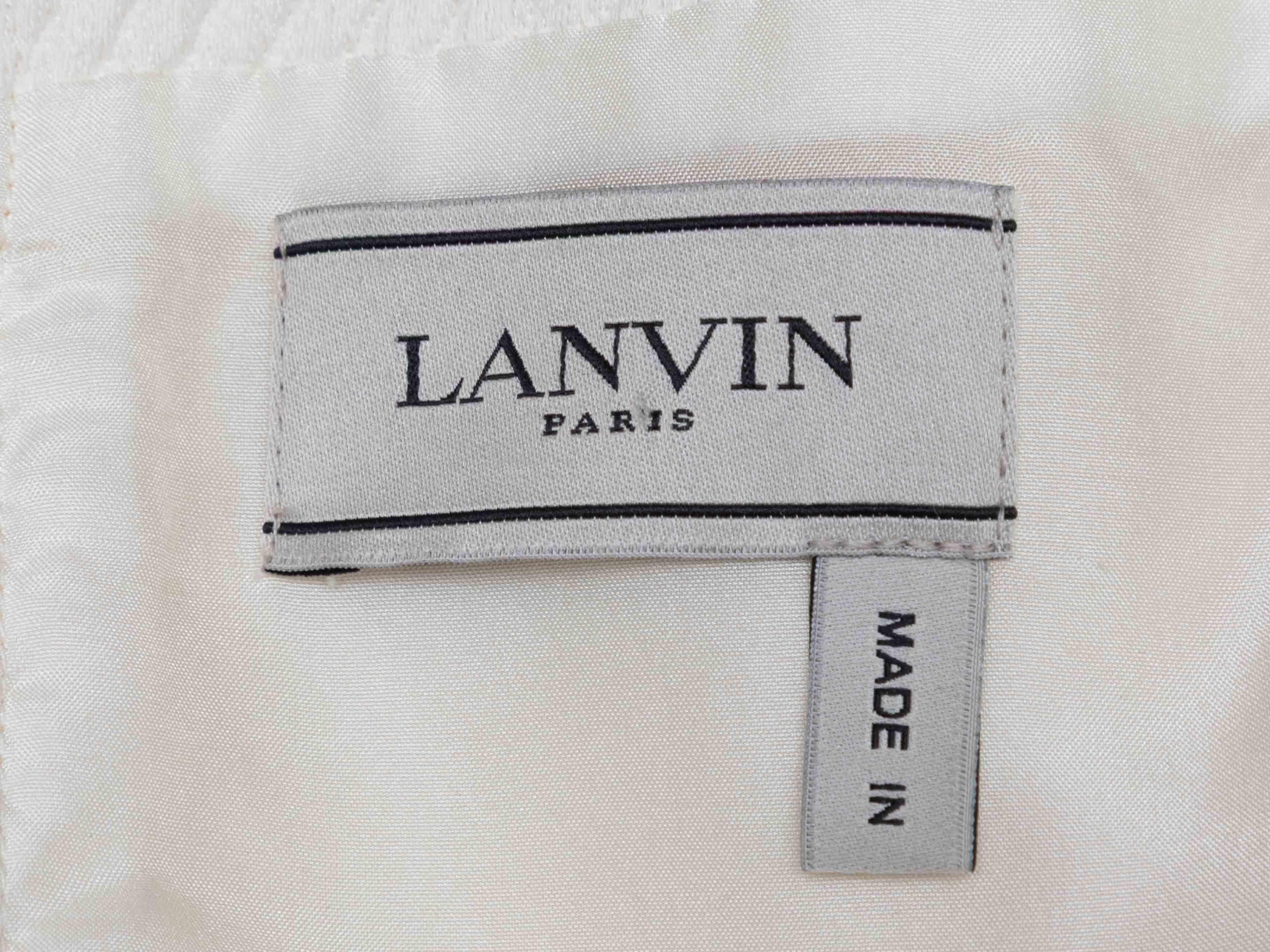 Mini robe sans manches Whiting Lanvin Taille FR 40 Bon état - En vente à New York, NY