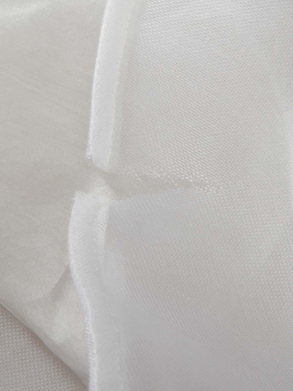 Elie Saab Weißes mehrlagiges Spitzenkleid mit Paillettenbesatz Trägerloses Brautkleid Größe S Damen im Angebot