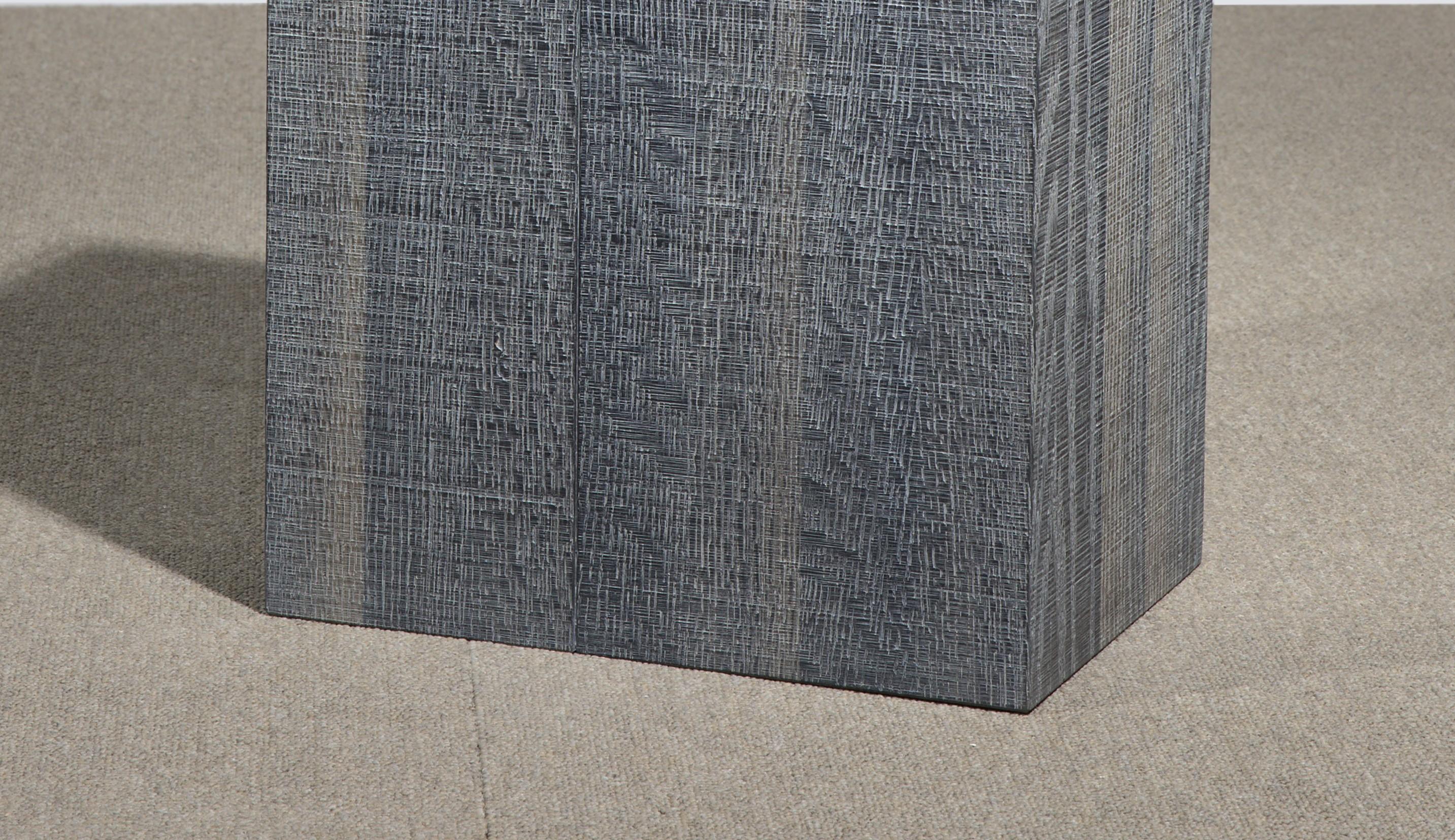 Coréen Tabouret en bois de chêne blanc à superpositions II de Hyungshin Hwang en vente