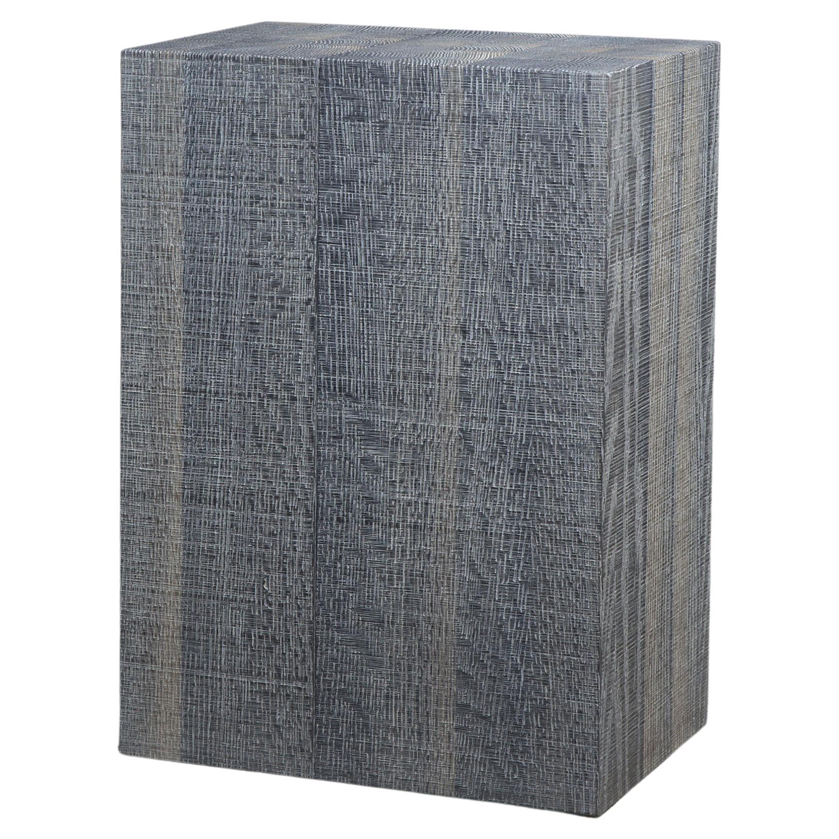 Tabouret en bois de chêne blanc à superpositions II de Hyungshin Hwang en vente