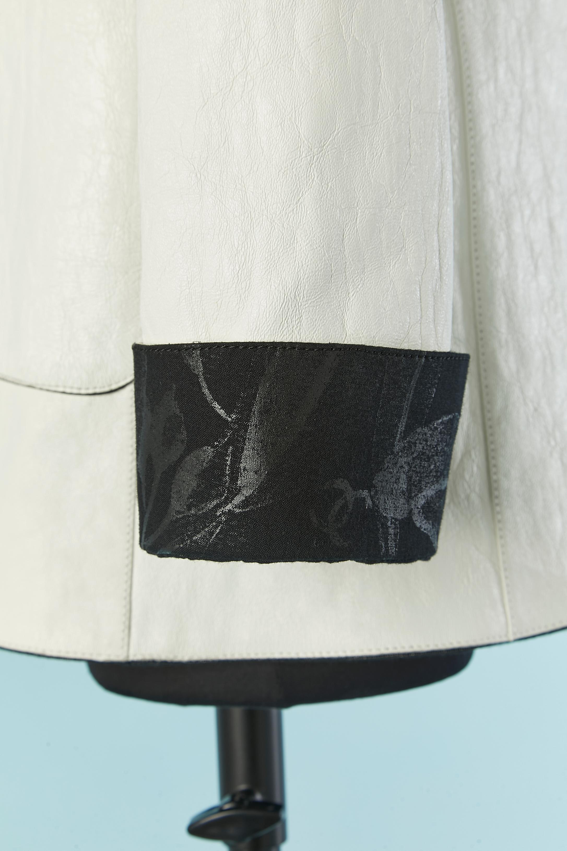 De las mujeres Chaqueta cruzada de cuero blanco CHANEL en venta