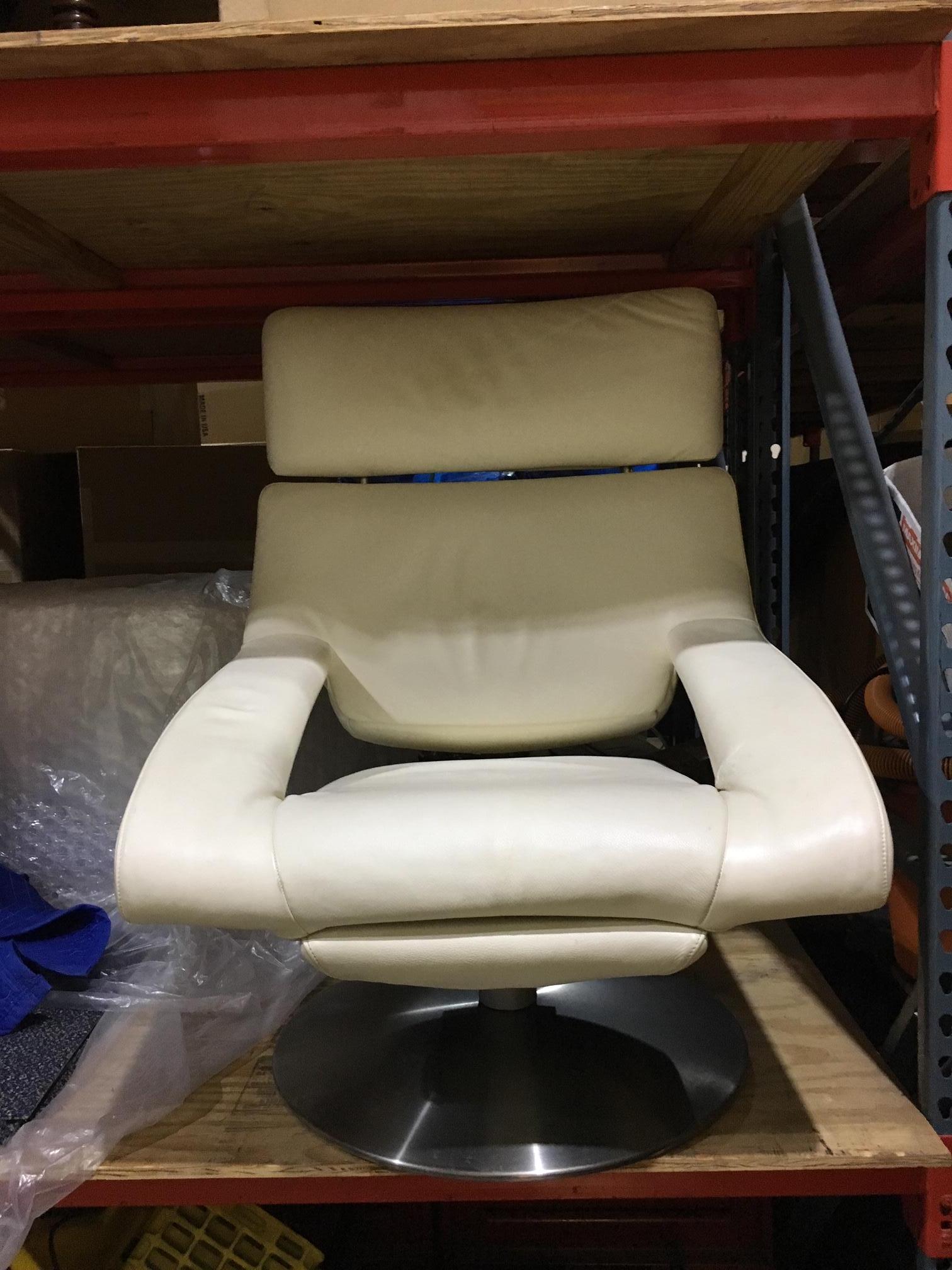 de Sede White Leather DS 255 Lounge Recliner Armchair (Europäisch)