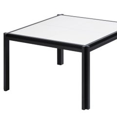 White Leather I Coffee Table