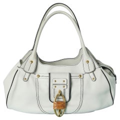 White leather top handle bag Salvatore Ferragamo