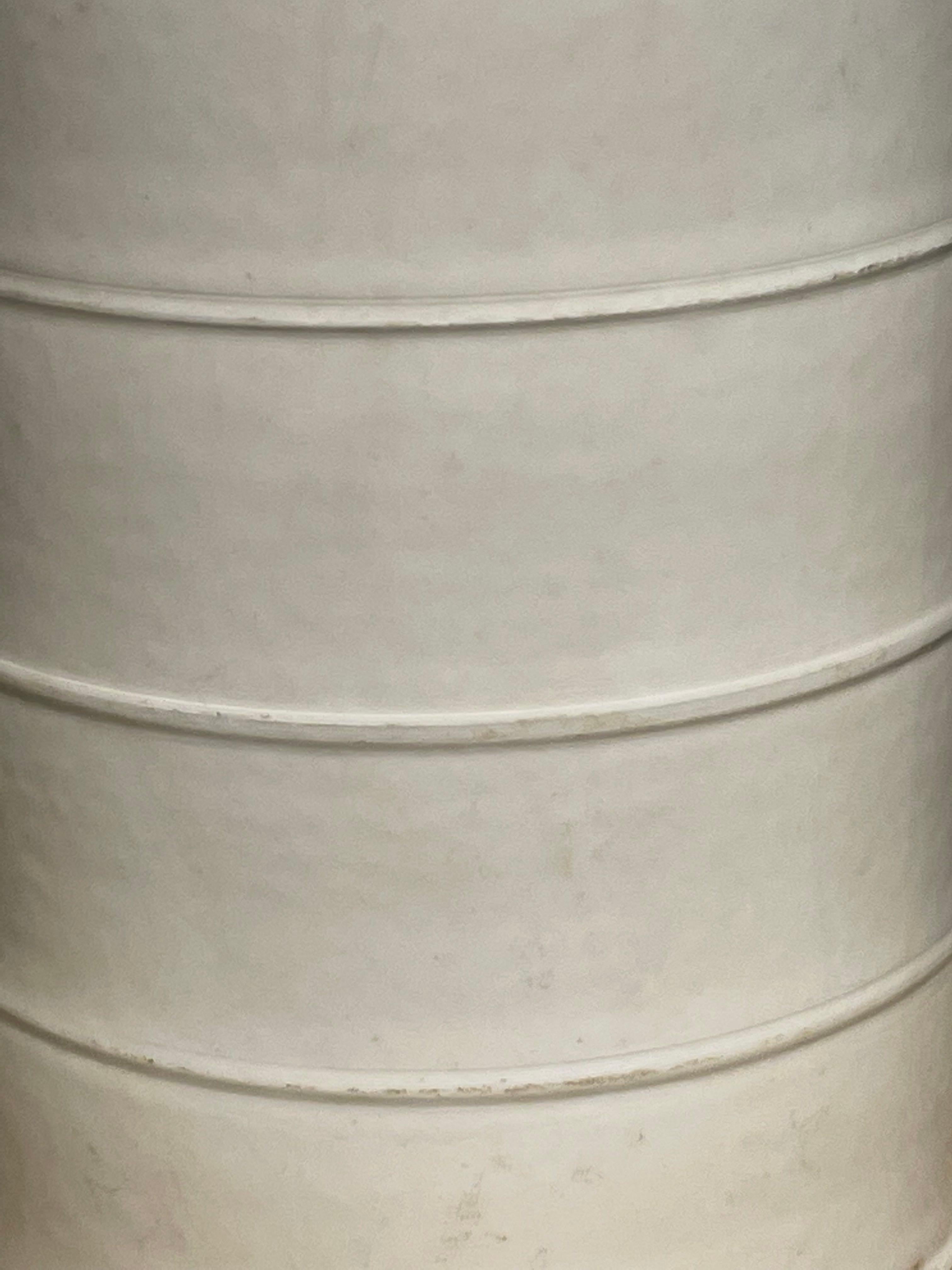 White Lidded Pair of Canisters, China, Contemporary For Sale 1