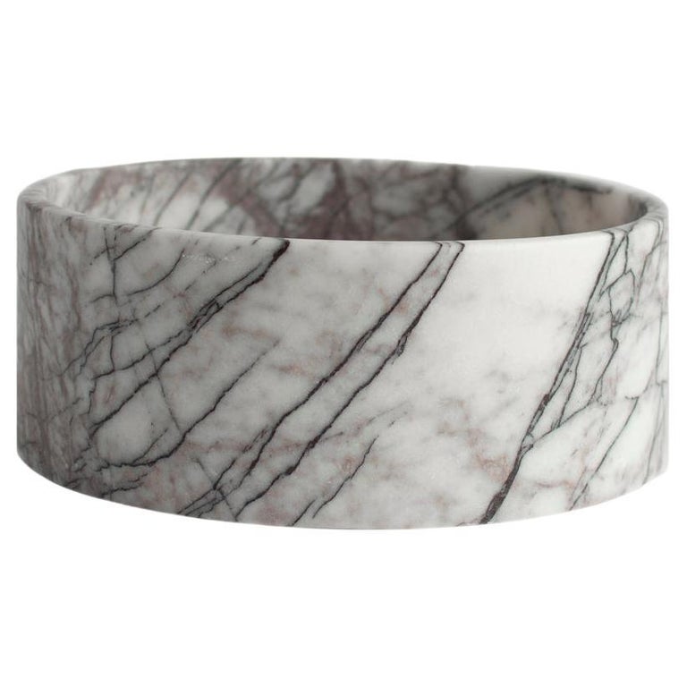 Bit Marble Cylinder - White