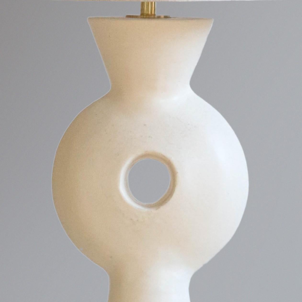 American White Linus Table Lamp by  Danny Kaplan Studio For Sale