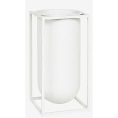 White Lolo Kubus Vase by Lassen