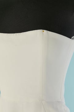 White long bustier evening ( or wedding) dress ALEXANDRE VAUTHIER