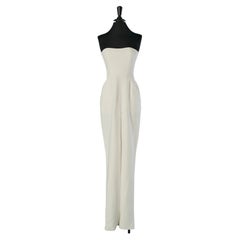 White long bustier evening ( or wedding) dress ALEXANDRE VAUTHIER