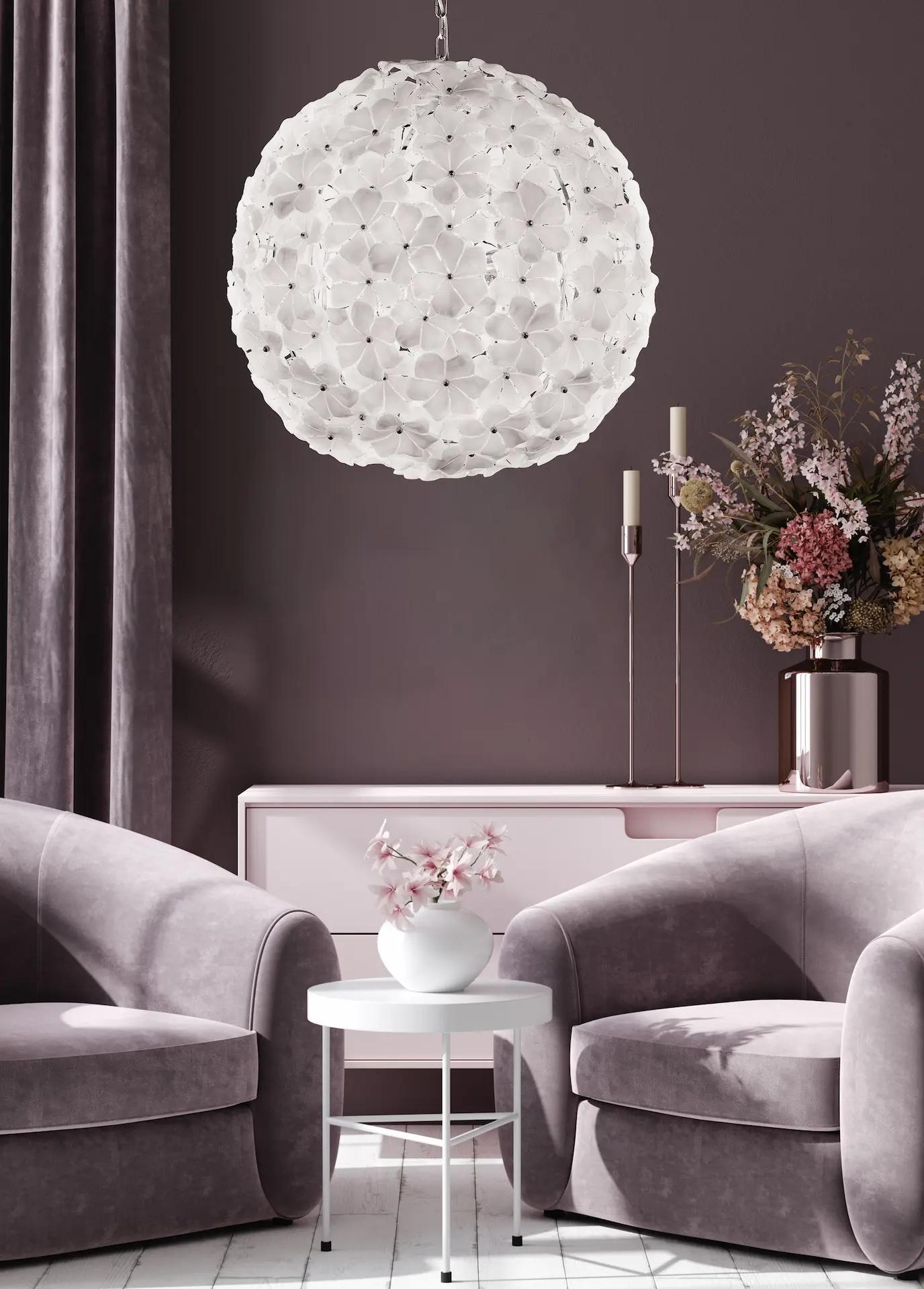 Italiano Lampadario Whiting Lotus di Fabio LTD in vendita