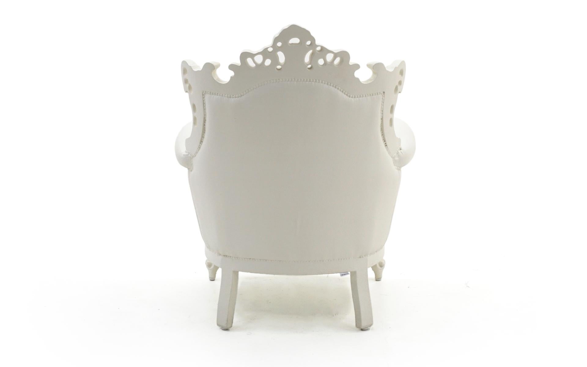 Contemporary White Louis II Armchair by Pieter Jamart for Sixinch, Spain