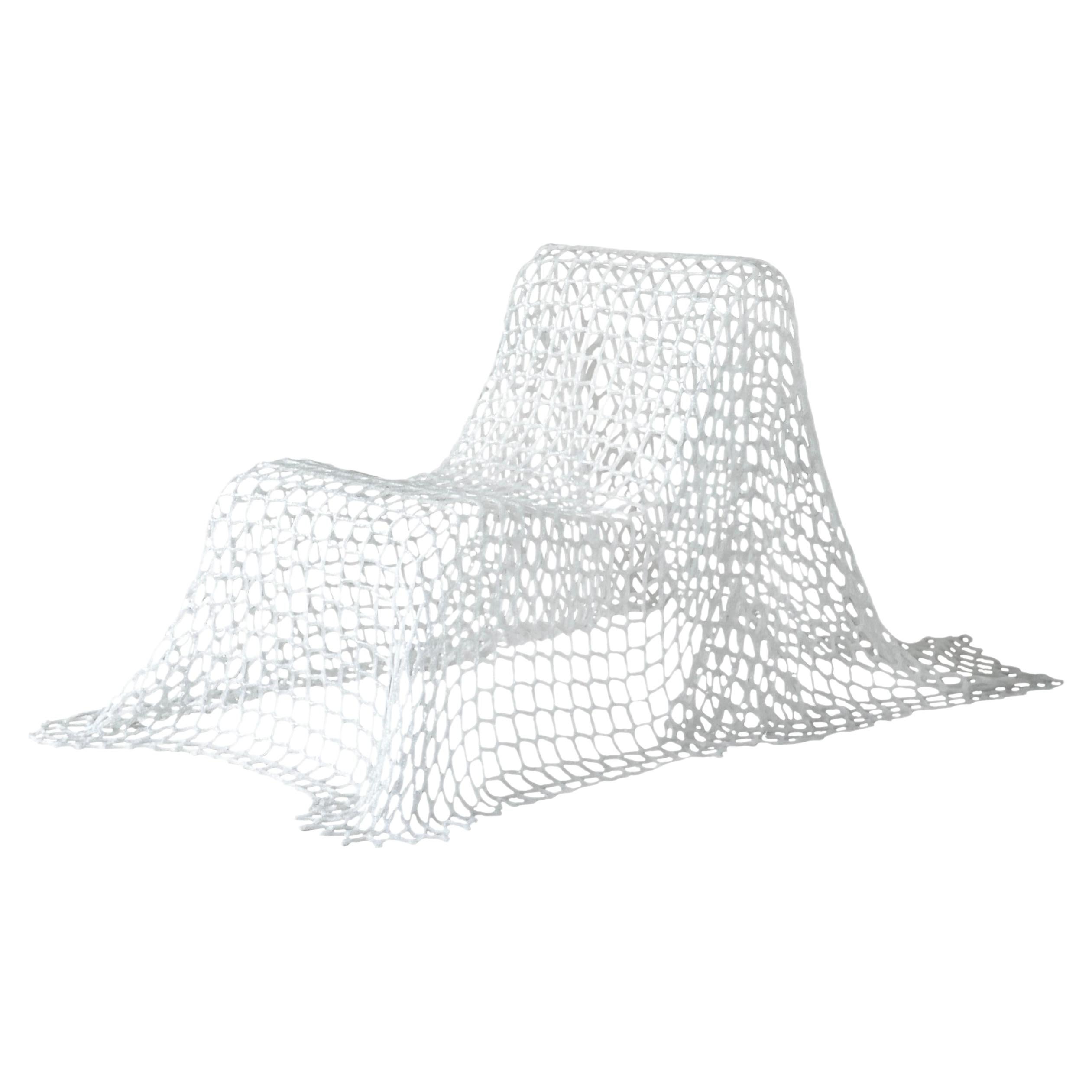 White Lounge Chair 01 by Iranzo