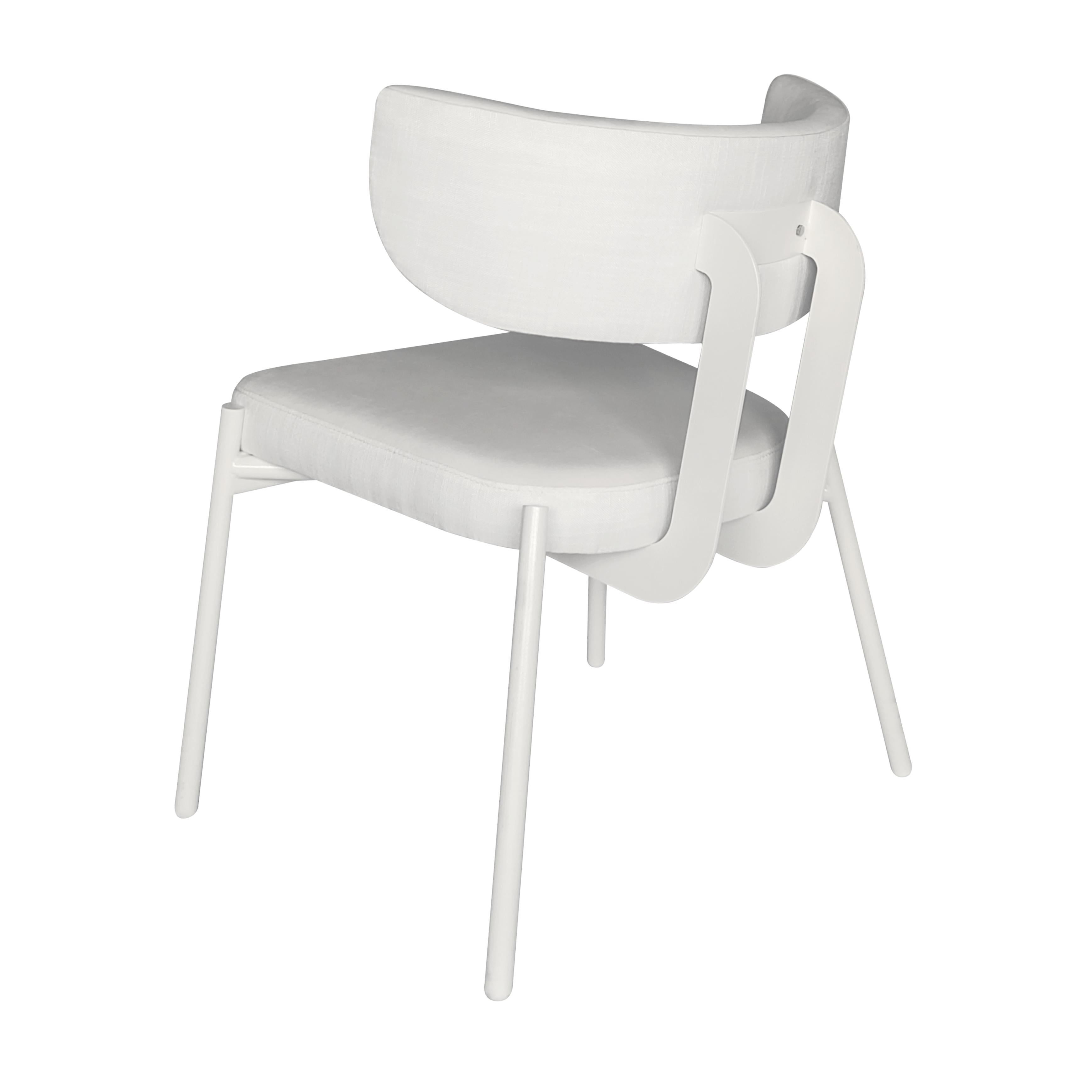 Weißer Love-Stuhl von Gabriel Freitas (Brasilianisch) im Angebot