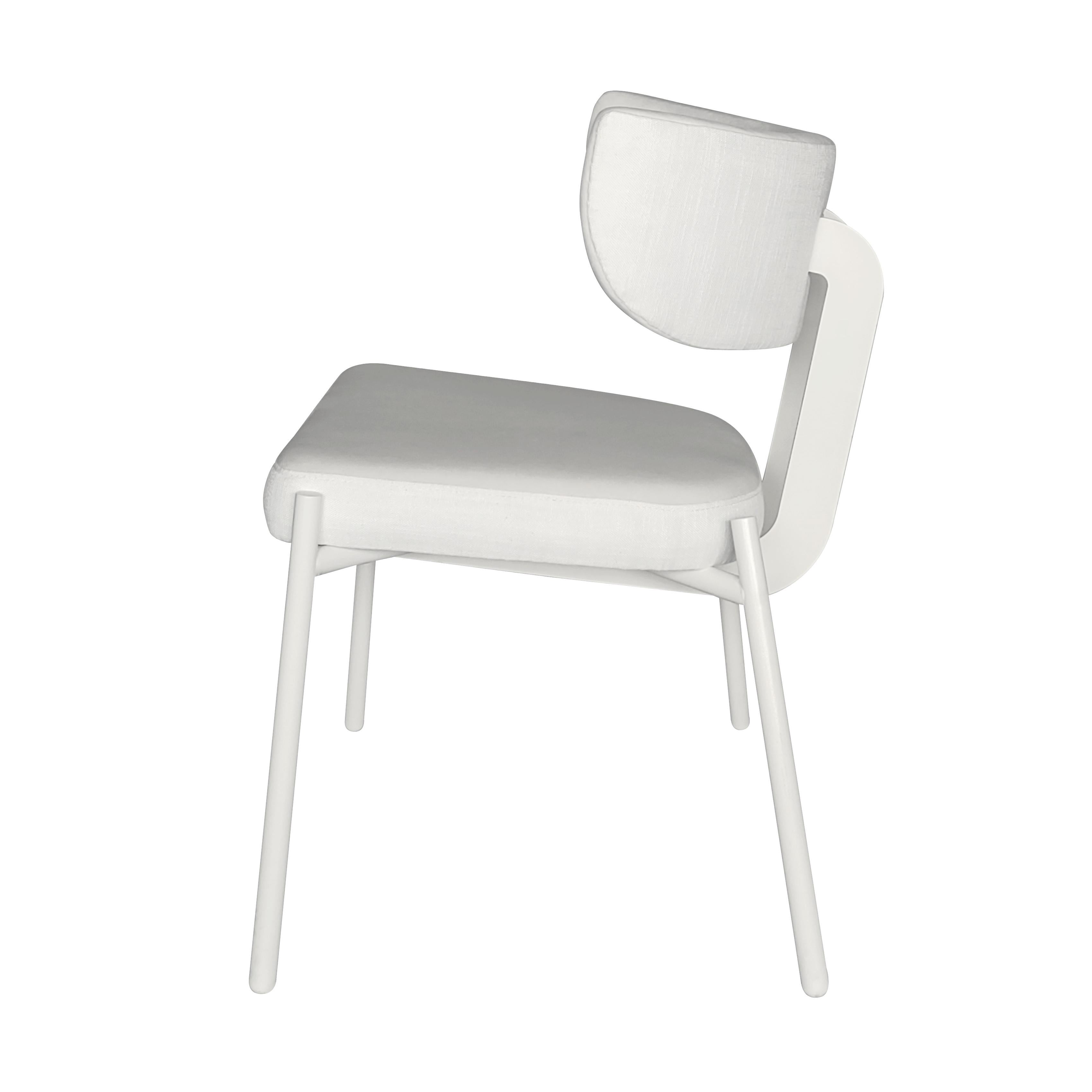 Contemporary White Love chair by Gabriel Freitas For Sale