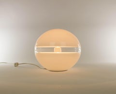 White LT 230 Table Lamp by Carlo Nason for A.V. Mazzega, 1960s