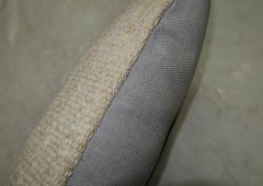 Cuscino Kilim minimalista lombare bianco