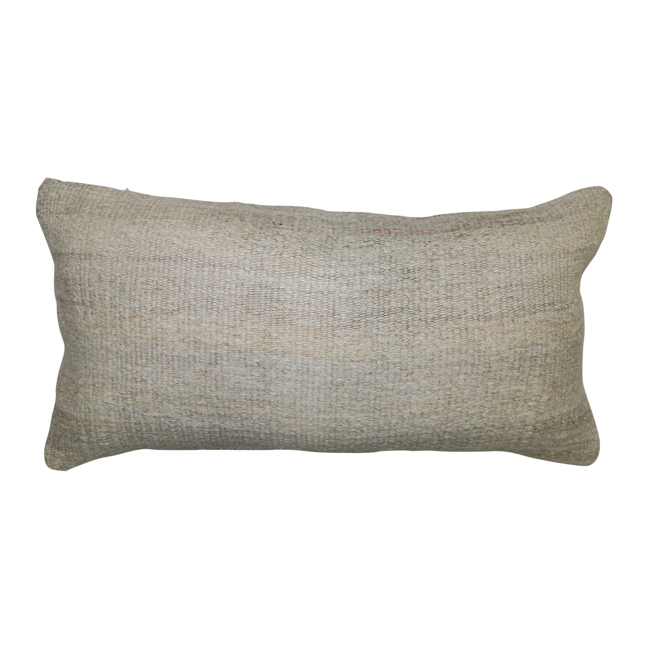 White Bolster Kilim Pillow For Sale at 1stDibs