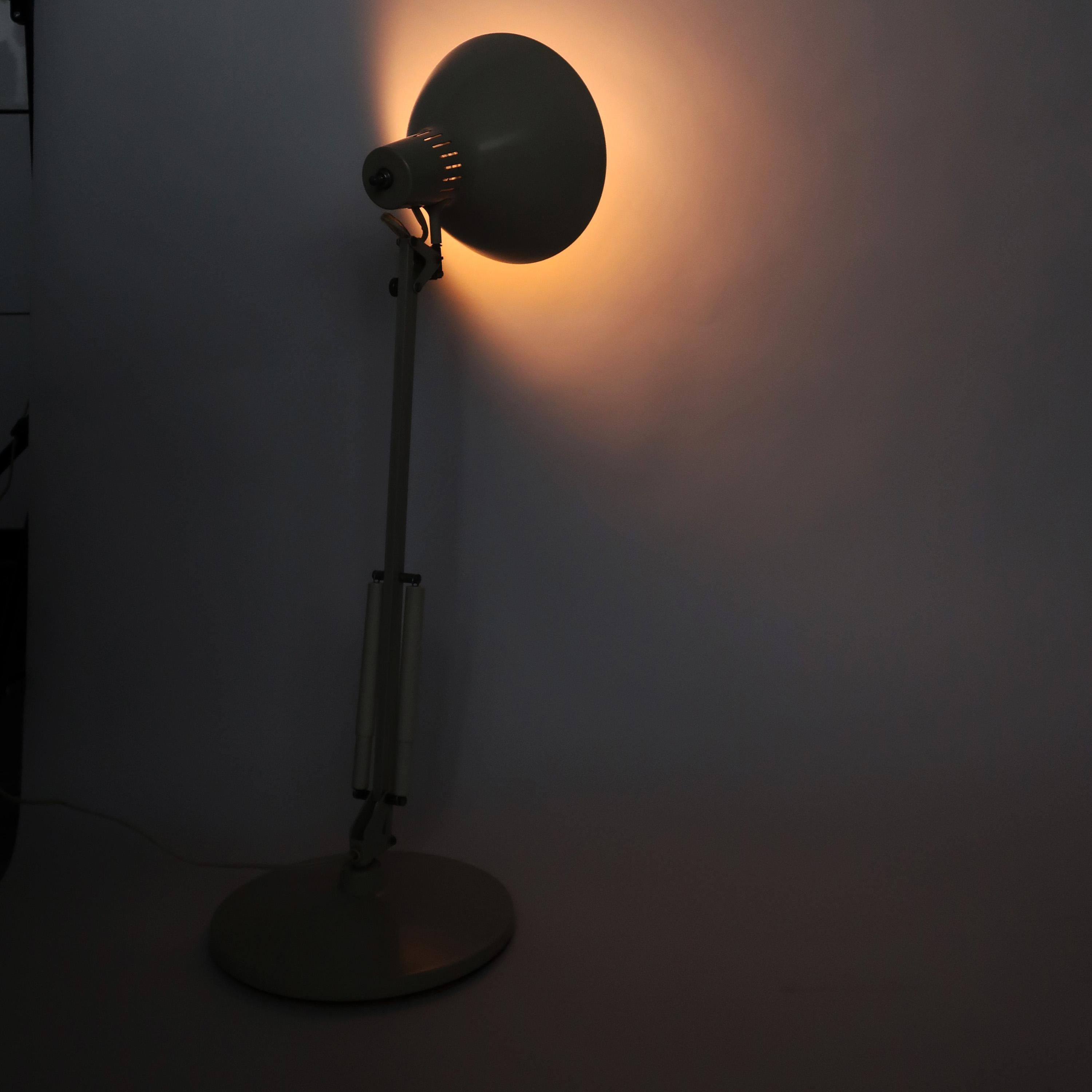 White Luxo Articulating Desk Lamp 5