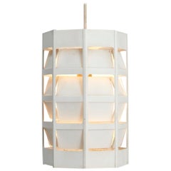 White 'Lyskurv' Pendant by Poul Gernes for Louis Poulsen