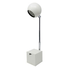 Lampe de bureau Lytegem blanche par Michael Lax pour Lightolier