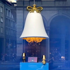 White Mabelle Chandelier, Designed by Marcel Wanders Studio, Made in Italy